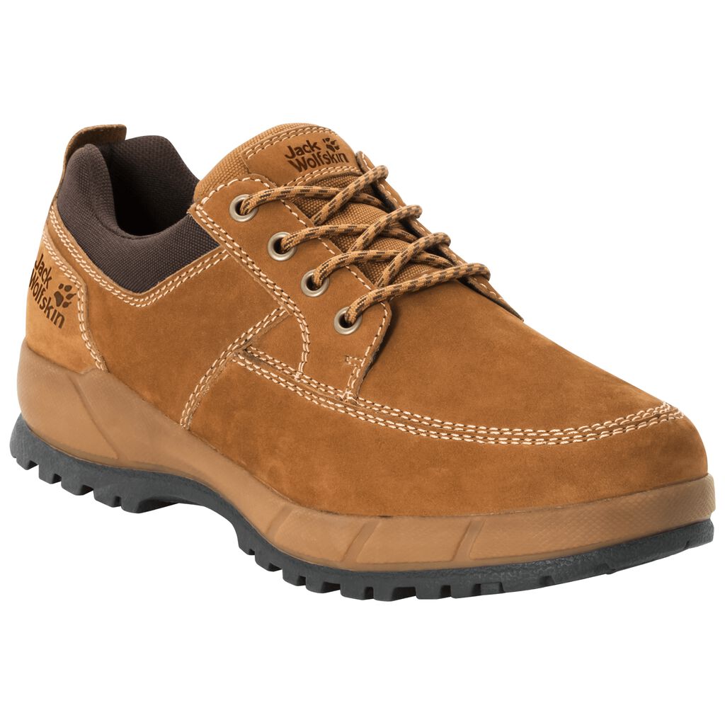 Jack Wolfskin JACKSON LOW Chaussures Homme Orange/Marron - ZDVFBQI-47